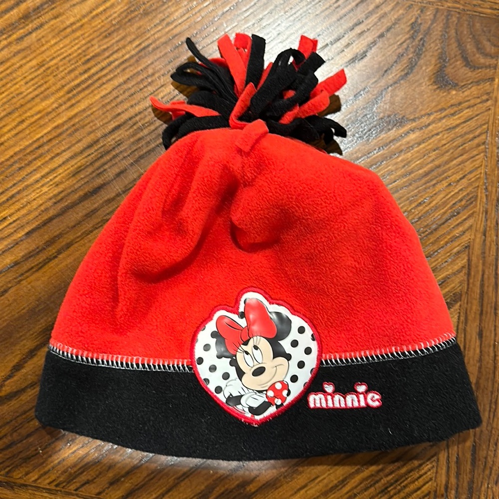 Little kids Disney beanie with Minnie Mouse